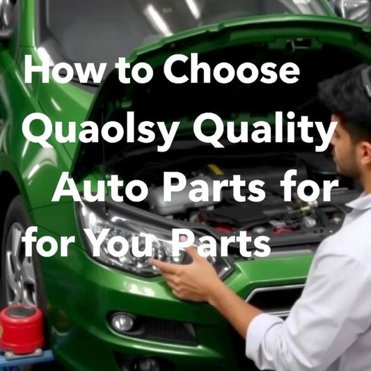 How to Choose Quality Auto Parts for Your Vehicle: A Guide for Indian Consumers